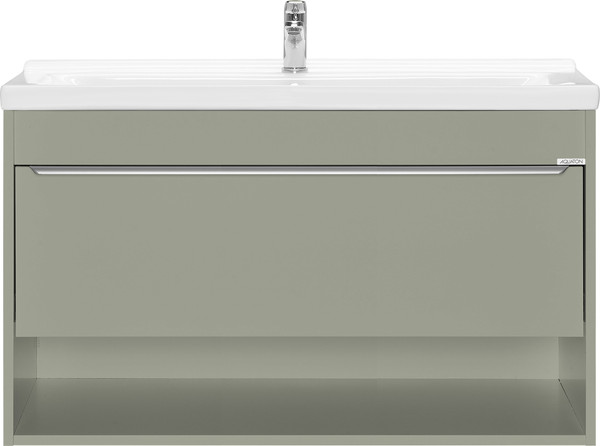 Изображение товара Тумба под умывальник Акватон Хоуп 100 / 1A287401HP9D0 (хаки)