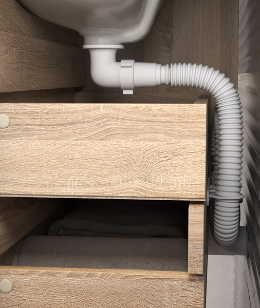 Изображение товара Тумба под умывальник Vigo Wing 700-0-2 (дуб золотой)