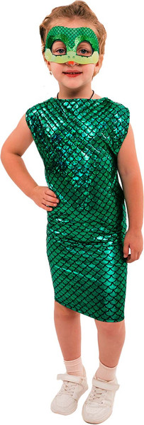 Изображение товара Костюм карнавальный Волшебная маска Платье Сверкающая змейка /10497631 (р.110-116)