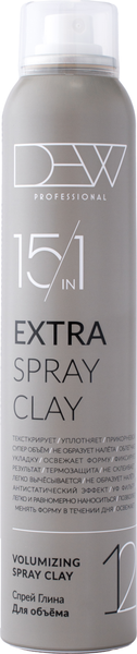 Изображение товара Спрей для укладки волос Dew Professional Volumizing Spray Clay 15VSC12/200 (200мл)
