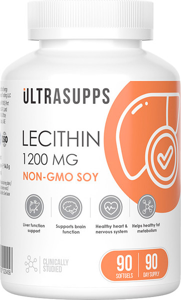 Изображение товара Пищевая добавка Ultrasupps Лецитин (90 капсул)