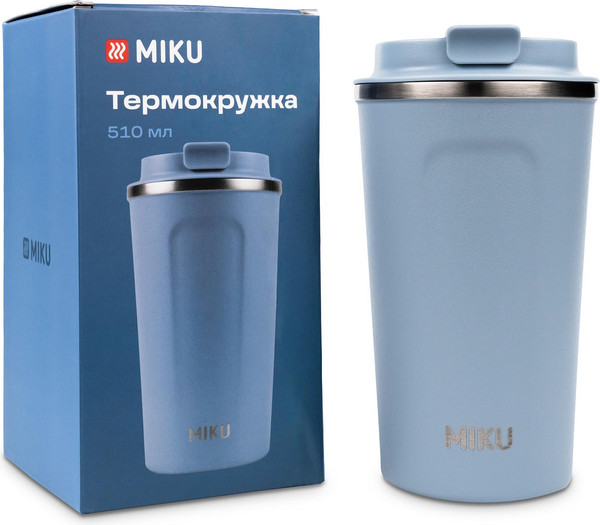 Изображение товара Термокружка Miku TH-MG-510-BLE (510мл, синий)