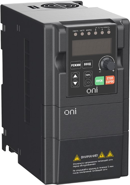 Изображение товара Частотный преобразователь ONI A150 380В 3ф 1.5кВт 5А / A150-33-15NT