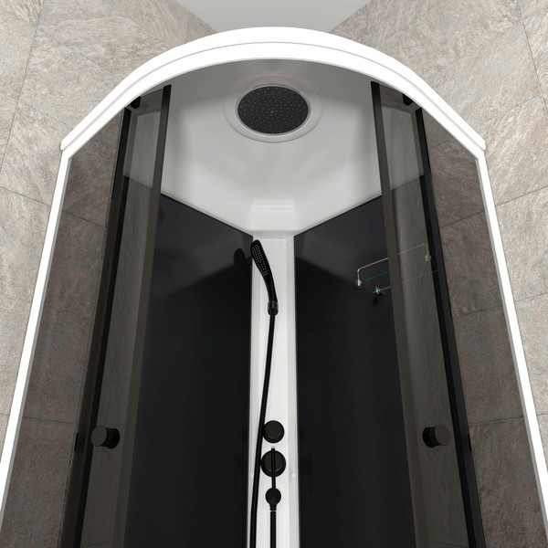 Изображение товара Душевая кабина Triton Грэй-Блэк А 90х90