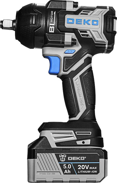 Изображение товара Аккумуляторный гайковерт Deko ZKIS20 Pro Max / 083-1088