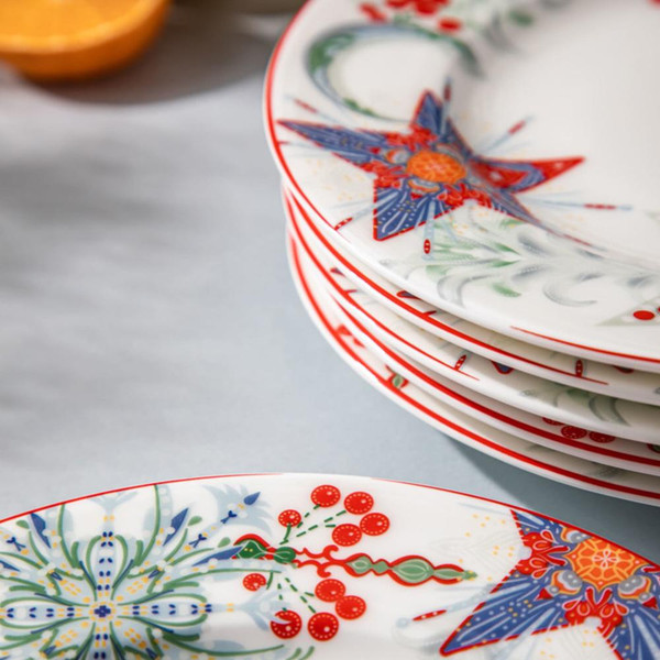 Изображение товара Набор тарелок Mix&Match Home Счастливая Звезда MHCNPO30188-4 (4шт)