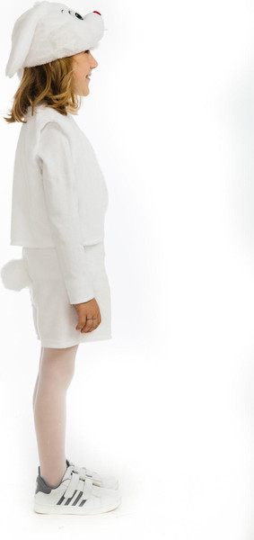 Изображение товара Костюм карнавальный Карнавалия Чудес Зайчик белый / 624764 (р.122)