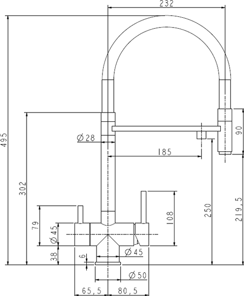 Изображение товара Смеситель ZORG Asgard (Satin Premium)