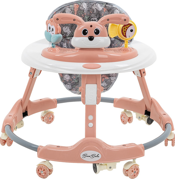 Изображение товара Ходунки Bambola Роджер / 661R (розовый/бежевый)