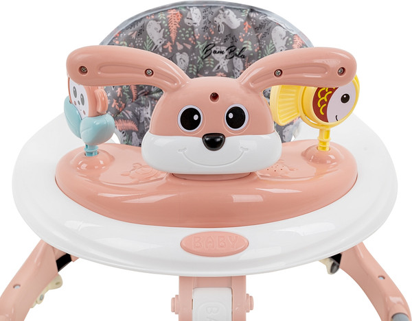 Изображение товара Ходунки Bambola Роджер / 661R (розовый/бежевый)