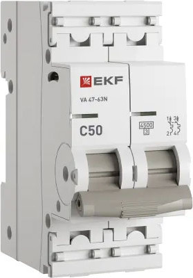 Изображение товара Выключатель автоматический EKF PROxima ВА 47-63N / M634250C