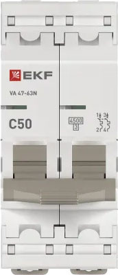 Изображение товара Выключатель автоматический EKF PROxima ВА 47-63N / M634250C