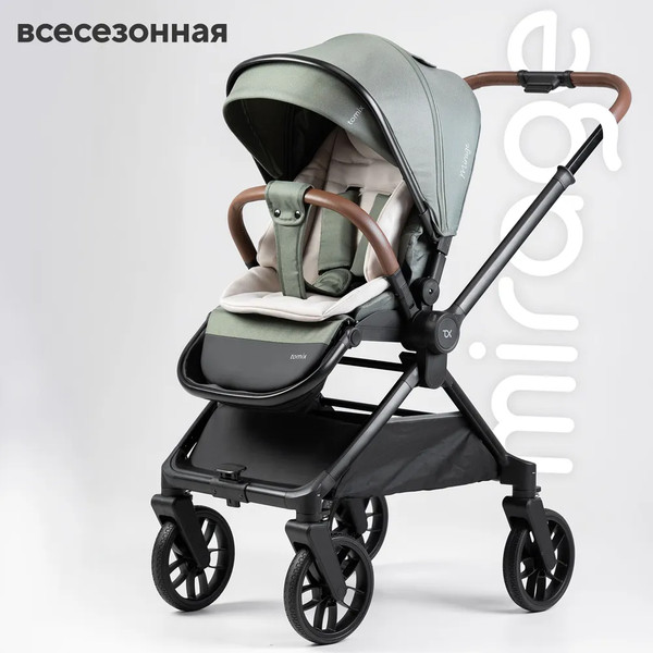 Изображение товара Детская прогулочная коляска Tomix Mirage D900/1 (Olive)