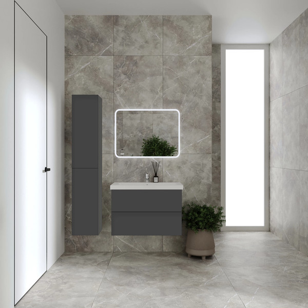 Изображение товара Тумба с умывальником Viant София Como 80 / VSOF80COG-T2YP+S-UM-COM80/1-w