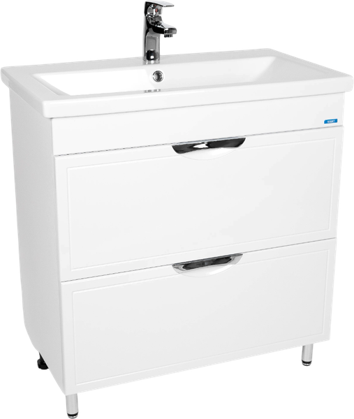 Изображение товара Тумба с умывальником Viant Лима Como 80 / VLIM80CO-T2Y+S-UM-COM80/1-w