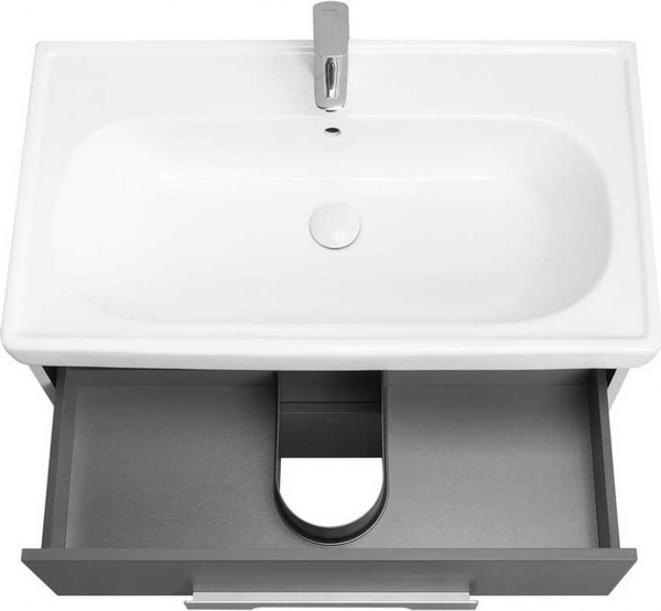 Изображение товара Тумба под умывальник Акватон Ар-Деко 85 / 1A280401DD8D0 (серый кобальт)