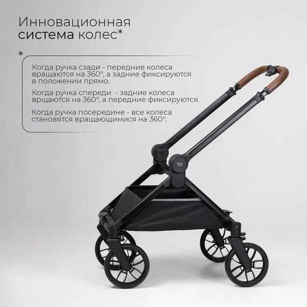 Изображение товара Детская универсальная коляска Tomix Mirage 3 в 1 D900/3 (Olive)