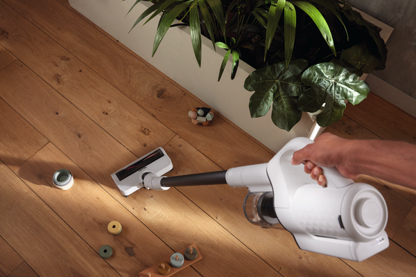 Изображение товара Вертикальный пылесос Miele SQLL0 Duoflex HX1 / 41QLL035EU1 (белый, серый)