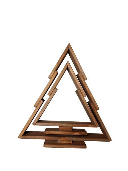 Изображение товара Елка декоративная Четыре Солнца S+L деревянные (коричневый)