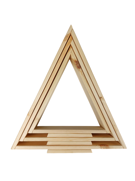 Изображение товара Елка декоративная Четыре Солнца Матрешки Pro деревянные (натуральный)