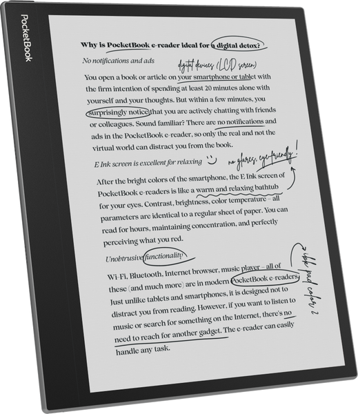Изображение товара Электронная книга PocketBook 1042 InkPad Eo / PB1042-M-CIS (Mist Grey)