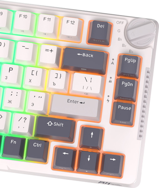 Изображение товара Клавиатура Royal Kludge RK-H81 (White Night/Blue Switch)