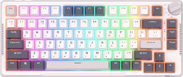 Изображение товара Клавиатура Royal Kludge RK-H81 (White Night/Blue Switch)