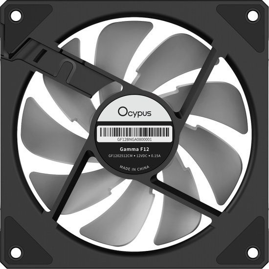 Изображение товара Вентилятор для корпуса Ocypus Gamma F12 ARGB BK (Gamma-F12-BK1AM00X-GL)