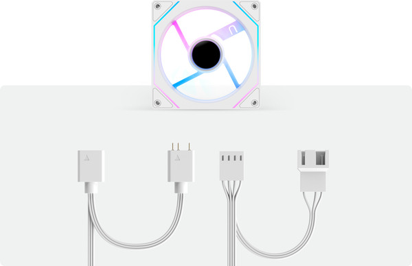 Изображение товара Вентилятор для корпуса Ocypus Gamma F12 ARGB WH (Gamma-F12-WH1AM00X-GL)