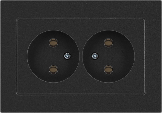 Изображение товара Розетка INTRO Accent 6-204-07 / Б0063435 (графит)