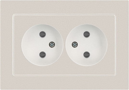 Изображение товара Розетка INTRO Accent 6-204-06 / Б0063446 (перламутр)