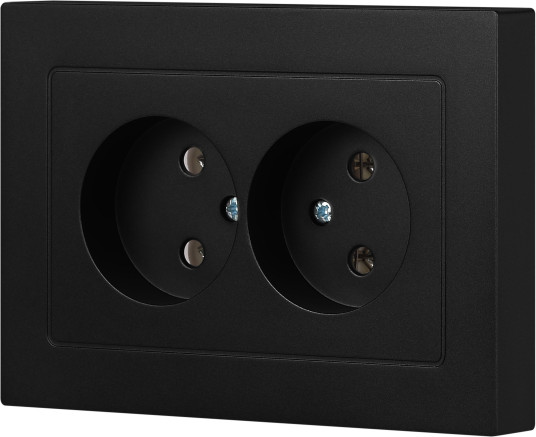 Изображение товара Розетка INTRO Accent 6-204-05 / Б0063465 (антрацит)