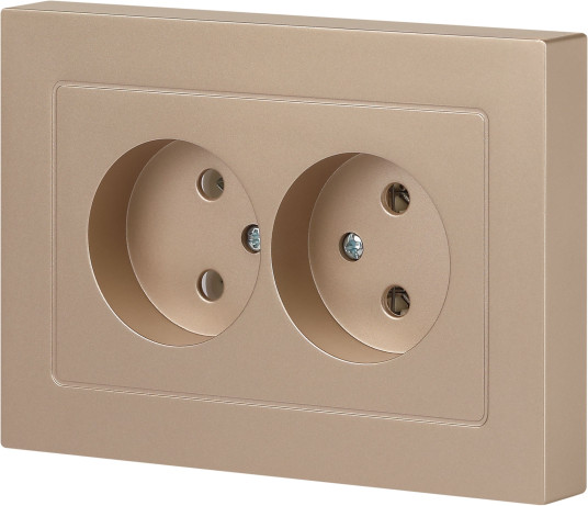 Изображение товара Розетка INTRO Accent 6-204-04 / Б0063462 (шампань)