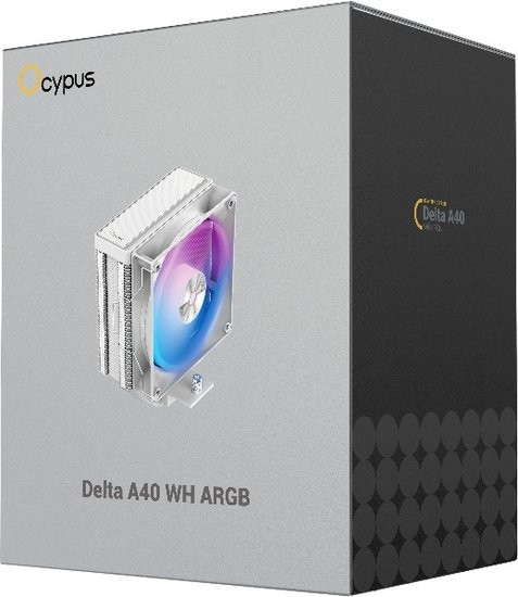 Изображение товара Кулер для процессора Ocypus Delta A40 ARGB WH (Delta-A40-WH1NAWN00X-GL)