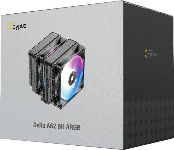Изображение товара Кулер для процессора Ocypus Delta A62 ARGB BK (Delta-A62-BK2NAWN00X-GL)