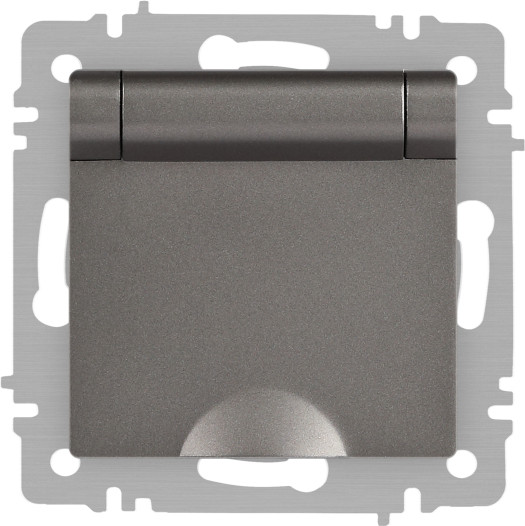 Изображение товара Розетка INTRO Accent 6-203-09 / Б0063471 (титан)