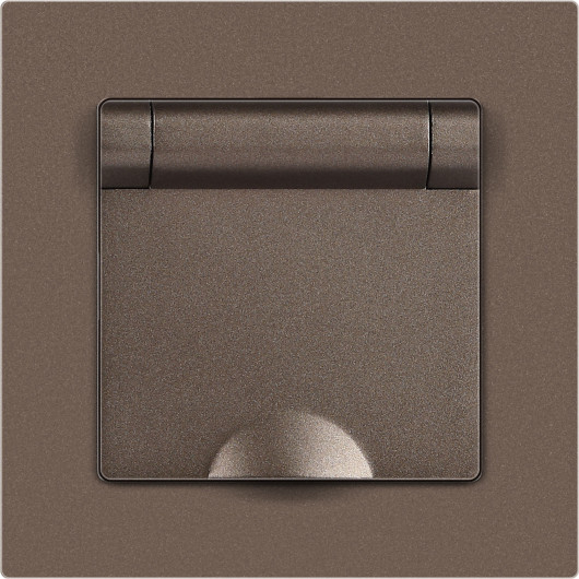 Изображение товара Розетка INTRO Accent 6-203-08 / Б0063436 (бронза)