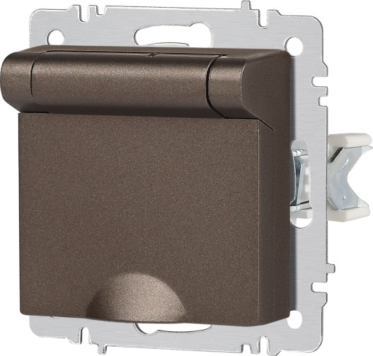 Изображение товара Розетка INTRO Accent 6-203-08 / Б0063436 (бронза)