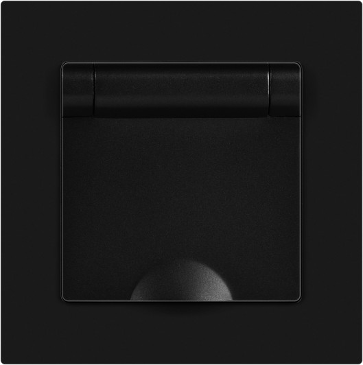 Изображение товара Розетка INTRO Accent 6-203-05 / Б0063747 (антрацит)