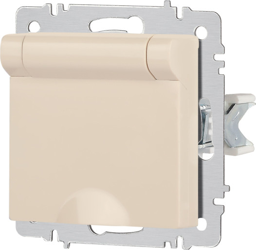 Изображение товара Розетка INTRO Accent 6-203-02 / Б0063716 (слоновая кость)