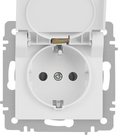 Изображение товара Розетка INTRO Accent 6-203-01М / Б0063713 (белый матовый)