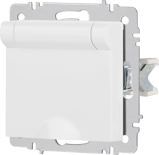 Изображение товара Розетка INTRO Accent 6-203-01М / Б0063713 (белый матовый)