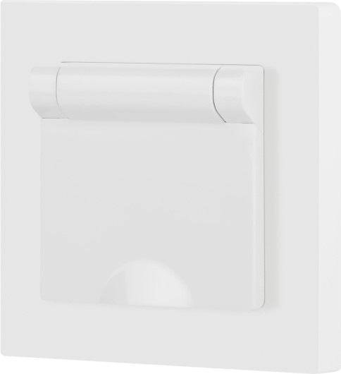 Изображение товара Розетка INTRO Accent 6-203-01М / Б0063713 (белый матовый)