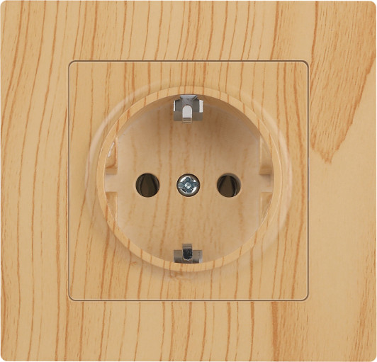 Изображение товара Розетка INTRO Accent 6-202-11 / Б0063706 (cосна)