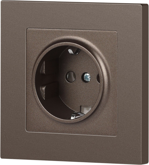 Изображение товара Розетка INTRO Accent 6-202-08 / Б0063699 (бронза)