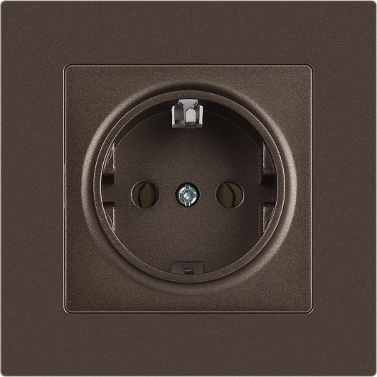 Изображение товара Розетка INTRO Accent 6-202-08 / Б0063699 (бронза)