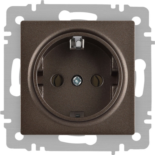 Изображение товара Розетка INTRO Accent 6-202-08 / Б0063699 (бронза)