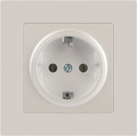 Изображение товара Розетка INTRO Accent 6-202-06 / Б0063695 (перламутр)