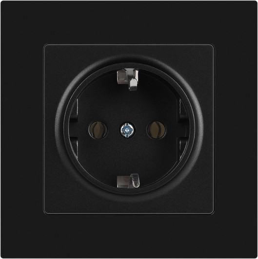 Изображение товара Розетка INTRO Accent 6-202-05 / Б0063693 (антрацит)