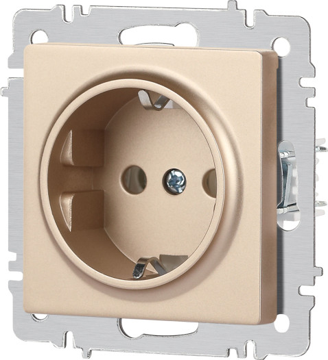 Изображение товара Розетка INTRO Accent 6-202-04 / Б0063690 (шампань)